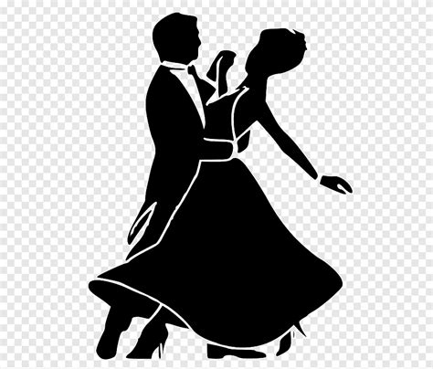 Ballroom dance Sequence dance Swing Waltz, fantasy silhouette ballroom, monochrome, silhouette ...