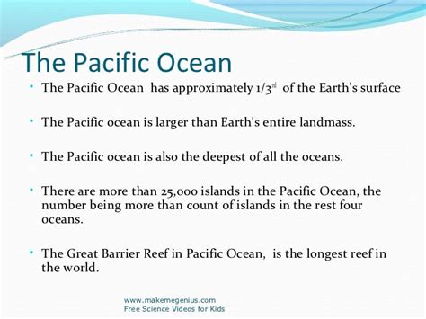 Best ppt on ocean facts