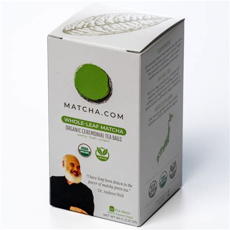 Organic Matcha Tea Bags (Whole-leaf)