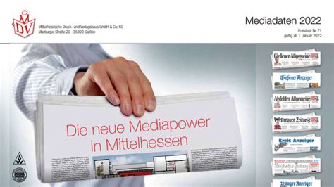 Mediadaten | Gießener Allgemeine Zeitung