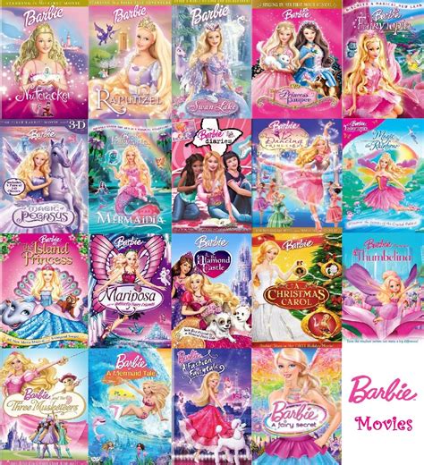 Barbie Movies Fan Art: Barbie Movies Collection (COMPLETE) | Barbie movies, Barbie cartoon ...