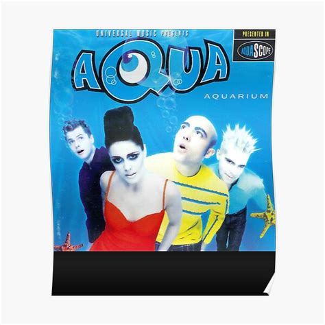 "Aqua aquarium album cover" Poster for Sale by MistyRoberson | Redbubble