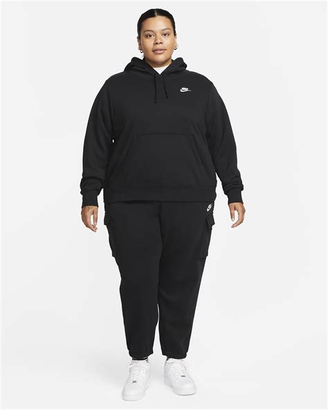 Nike Sportswear Club Fleece Women's Pullover Hoodie (Plus Size). Nike GB
