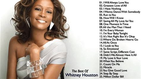 Top 10 Whitney Houston Songs - YouTube