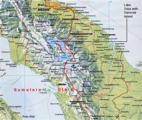 Lake Toba Indonesia Map