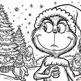 Free Grinch Christmas Coloring Pages Printable sketch template