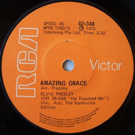 Elvis Presley - Amazing Grace (1972, Vinyl) | Discogs