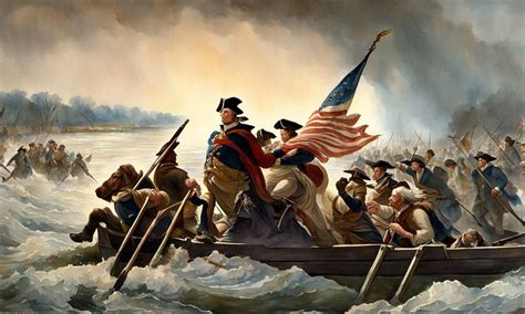 George Washington's crossing of the Delaware River by Jimohat on DeviantArt