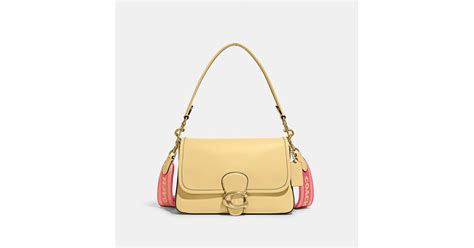 Coach Outlet Soft Tabby Shoulder Bag in Yellow | Lyst