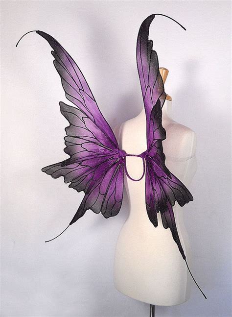 Fairy wings - Amazing for fairy costume, wedding, fairy photography - Purple fairy wings ...