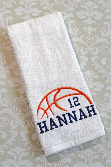 Personalized Basketball Towel 2 BST02 // Basketball Gifts // | Etsy | Basketball towels ...