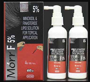 Minoxidil & Finasteride Topical Solution - Morr-F Topical Hair Regrowth