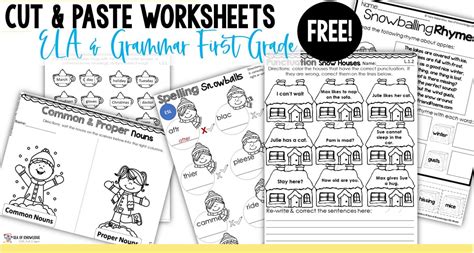 grade 1 grammar worksheets k5 learning - 1st grade grammar worksheets free printable english ...
