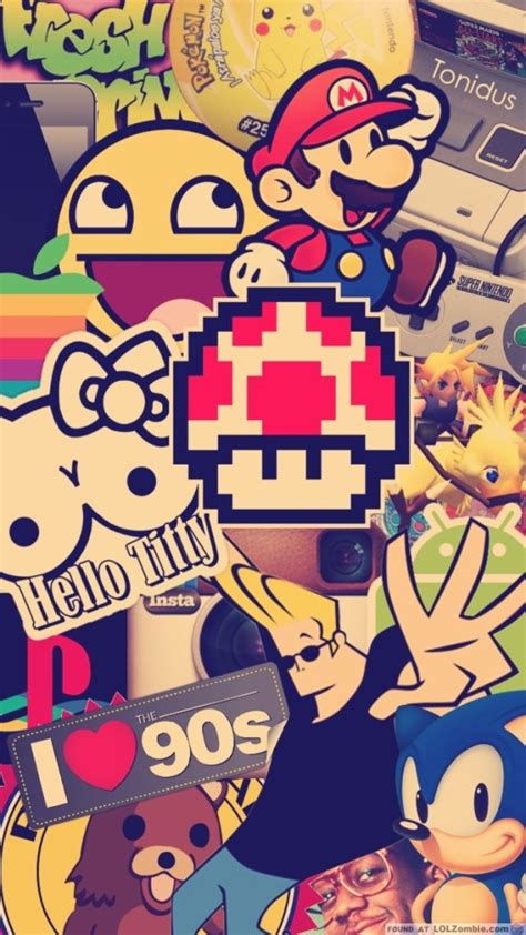 I Love The 90s Smartphone Wallpaper