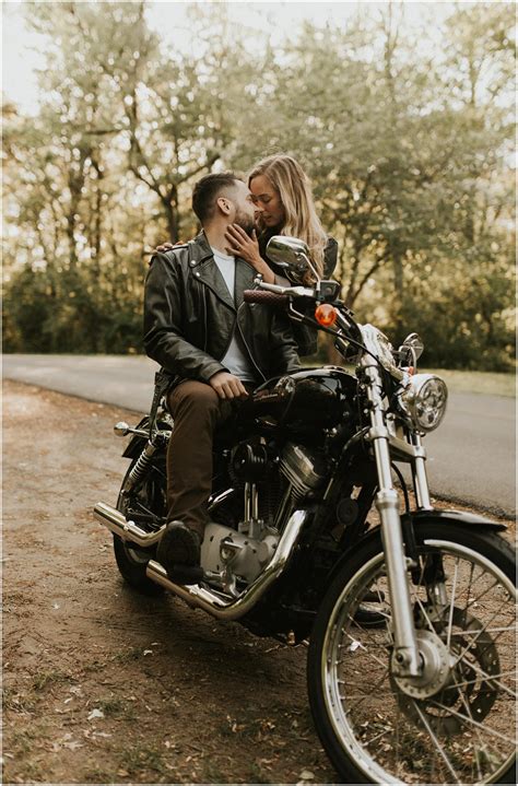 Edgy Motorcycle Couples Session | Reston, Virginia ...