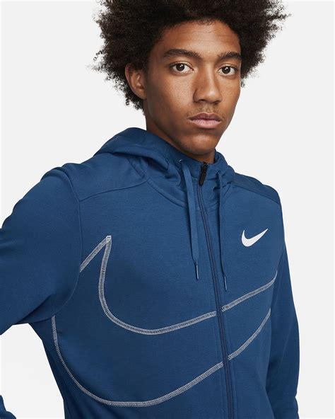 Nike Dri-FIT Men's Fleece Full-Zip Fitness Hoodie. Nike SE