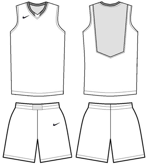 Blank Basketball Uniform Template (3) - TEMPLATES EXAMPLE | TEMPLATES ...