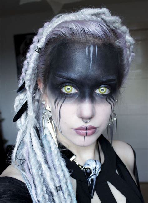 Vesper Moth / post apocalyptic face paint / makeup inspiration / sci fi ...