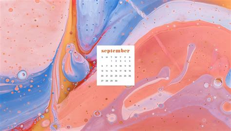 Free September 2020 desktop calendar wallpapers — 16 designs options! | Calendar wallpaper ...