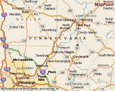 Freeport, Pennsylvania Area Map & More