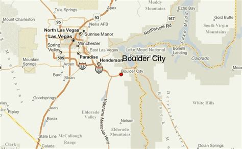 Boulder City Limits Map