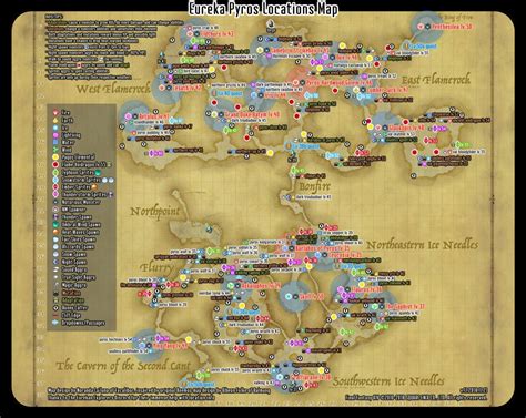 Ffxiv Eureka Pyros Map - Globe Map Of Usa