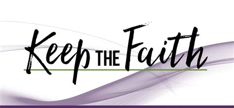 Keep The Faith Logo (PNG) | Official PSDs