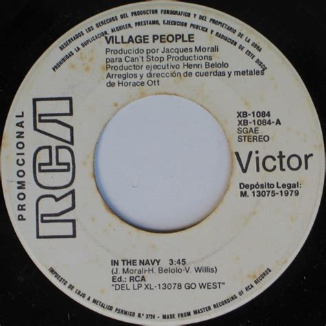 Village People – In The Navy (1979, Vinyl) - Discogs