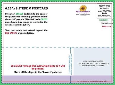 Usps 4X6 Postcard Template