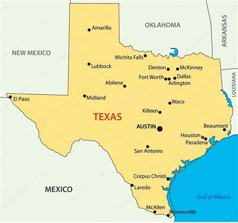 Texas Mapa Mundi