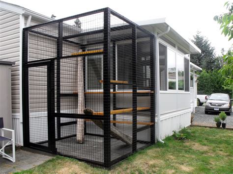 Seaside cat enclosure Beautiful World Living Environments www.abeautifulwor... | Outdoor pet ...