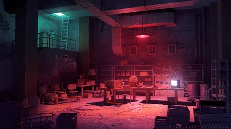 ArtStation - Dark Days : dark room