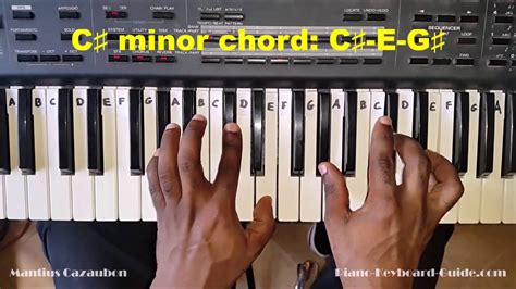 C Sharp Minor Chord - Sheet and Chords Collection