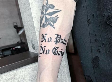 101 Best No Pain No Gain Tattoo Ideas That Will Blow Your Mind!