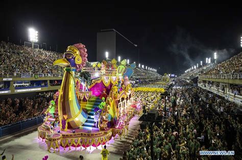 In pics: parades of Rio Carnival 2019 at Sambadrome in Brazil - Xinhua | English.news.cn