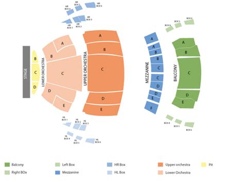 Temple Buell Seating Chart