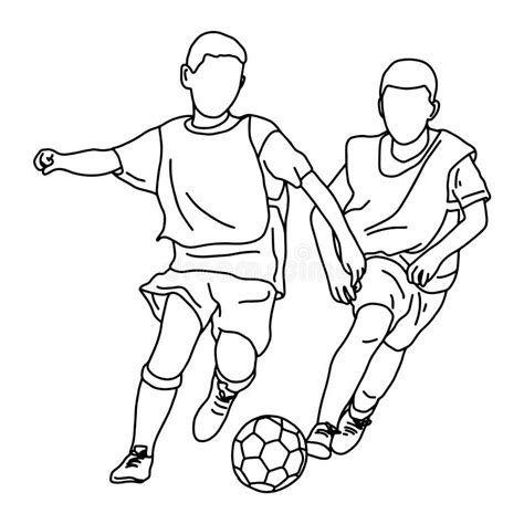 Free Outline Of Kid Playing Soccer / Free Design A Football Kit Primary Resources - At the turn ...