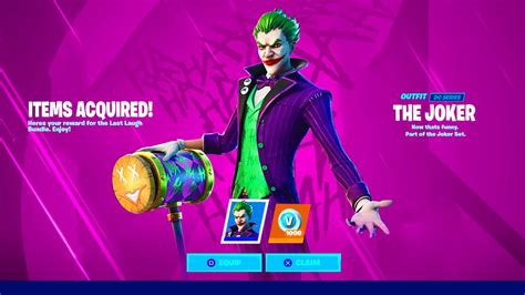 How to Get "JOKER" Skin in Fortnite! (THE LAST LAUGH BUNDLE) - YouTube