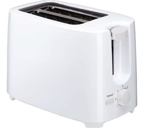 Buy ESSENTIALS C02TW17 2-Slice Toaster - White | Free Delivery | Currys