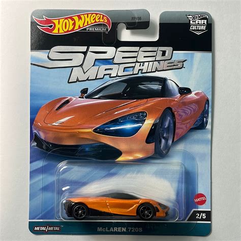 Hot Wheels Car Culture Speed Machines McLaren 720s Orange – Flipn Diecast