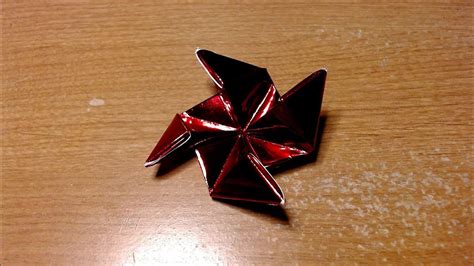 Super Spinning Ninja Star Pinwheel Fidget Spinner by ORIGAMIGUY04 - YouTube