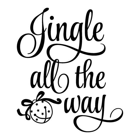 Jingle All The Way Wall Quotes™ Decal | WallQuotes.com