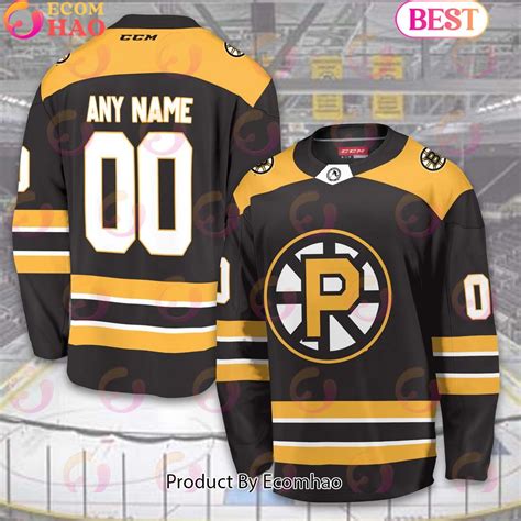 Personalized AHL Providence Bruins Men's and Women Hockey Jersey 2023 ...