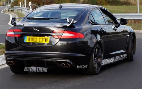 Spied: Jaguar XFR-S Sedan Sporting a Huge Rear Wing