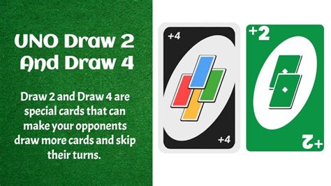 UNO Rules Draw 2 And Draw 4 Cards - Learning Board Games