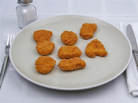 Calories in 9 nugget(s) of Wendy's - Chicken Nuggets.