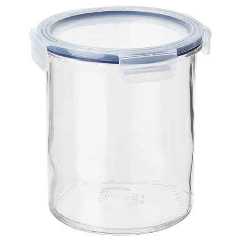 IKEA 365+ jar with lid, glass/plastic, 1.7 l (57 oz) - IKEA