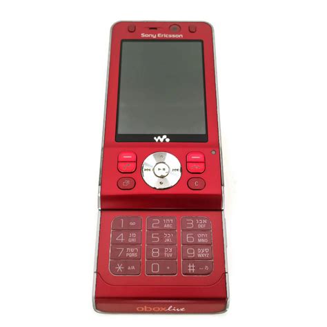 Sony Ericsson Walkman W910i Red Slider Mobile Phone Unlocked + Full Kit ...