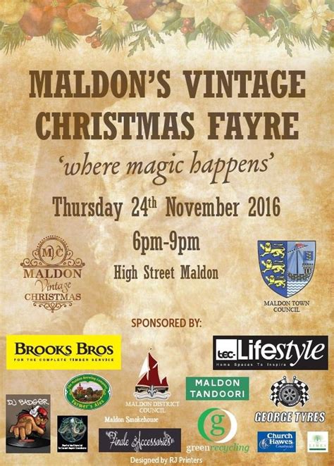 Maldon Vintage Christmas Fayre - KeyMann Residential & Commercial Lettings