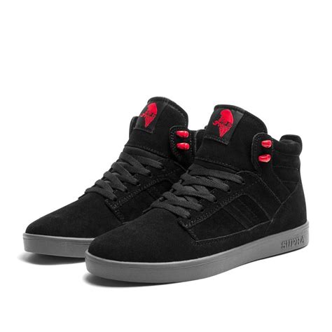 Suprafootwear.com Supra Footwear, Supra Shoes, Red And Grey, Bandit ...